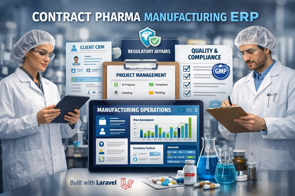 Contract Pharma Manufacturing ERP