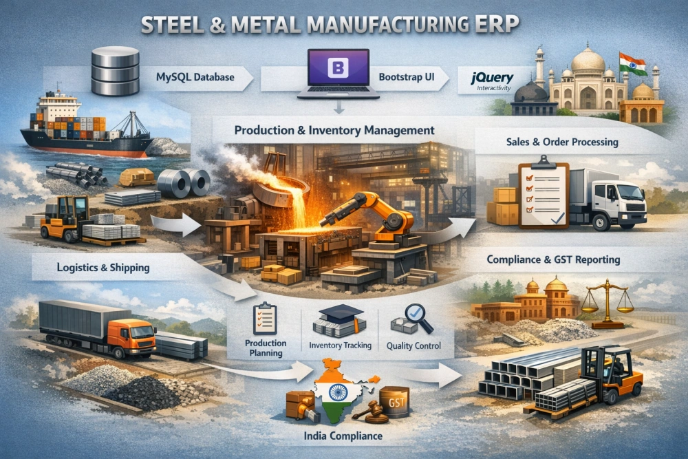 Steel & Metal Manufacturing ERP