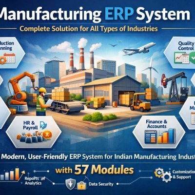 Manufacturing ERP System - Complete Solution for all type of industries