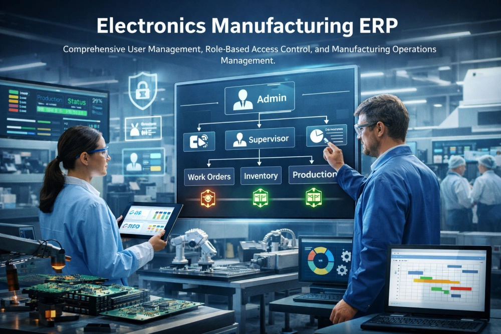 Electronics Manufacturing ERP - Complete Solution for all type of industries