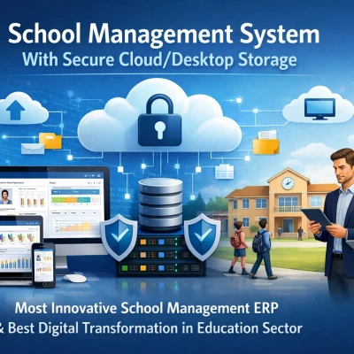 School Management System With Secure Cloud/Desktop Storage