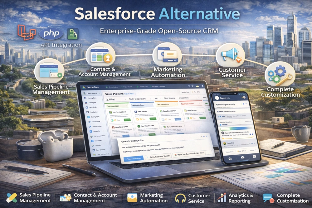 SalesCRM ( A Salesforce Alternative )