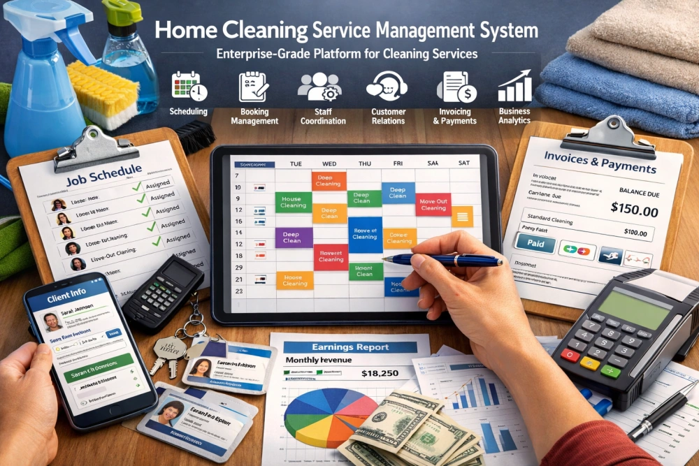 Home Cleaning Service Management System