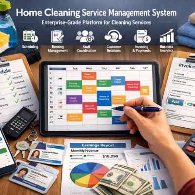 Home Cleaning Service Management System
