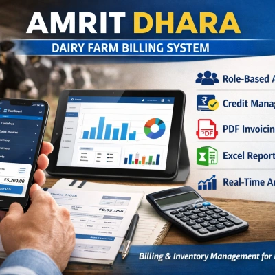 Amrit Dhara Dairy Farm Billing System