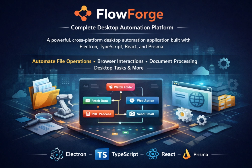 FlowForge - Complete Desktop Automation Platform