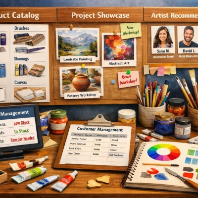 Art Supplies Store