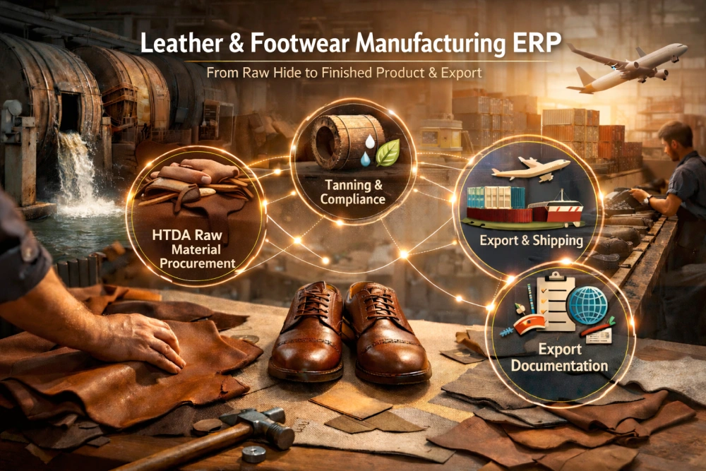 Leather Product Manufacturing ERP