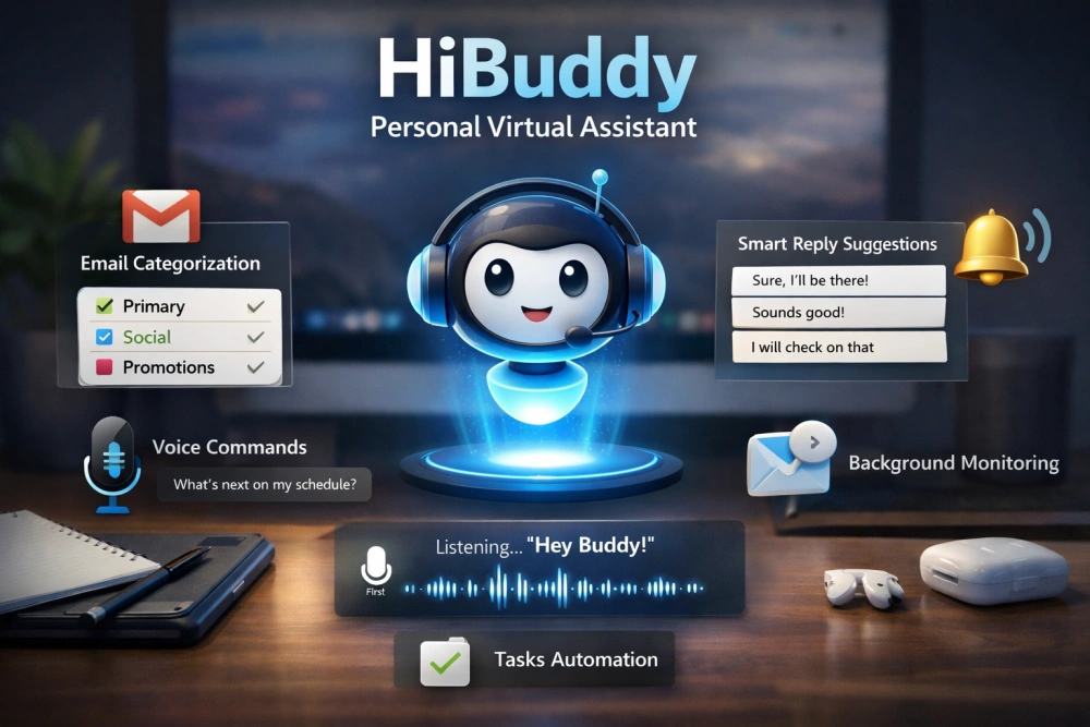 HiBuddy – Personal Virtual Assistant